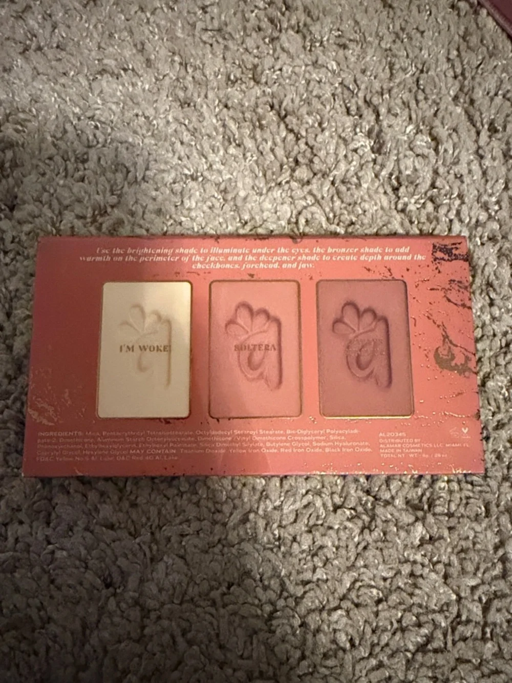 Brand new face and bronzer palette